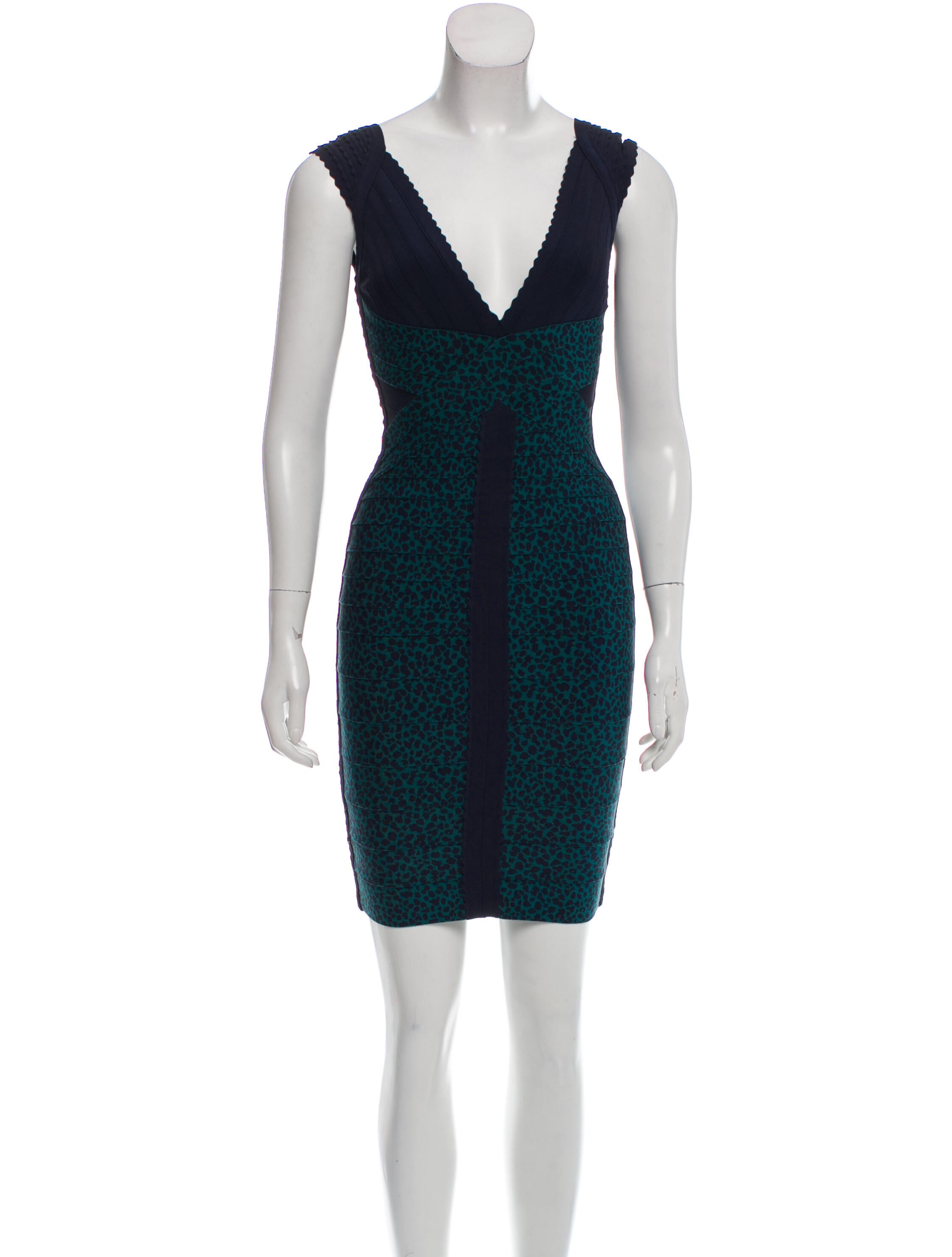 Herve Leger Bijou Bandage Dress